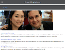Tablet Screenshot of clevelandcouplescenter.com